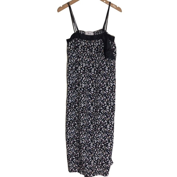 Faye Women’s Polka Dotted Side Slit Maxi Slip Dress - Picture 12 of 16